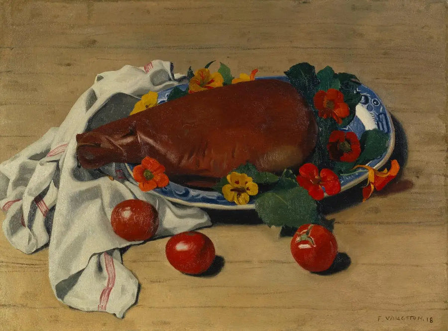 Ham en tomaten - Félix Vallotton

Source:
Jambon et tomates - Félix Vallotton