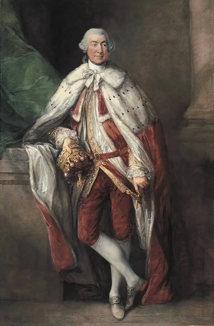 James Hamilton, 8e comte d'Abercorn - Thomas Gainsborough image 1 copie de tableau peinte à la main