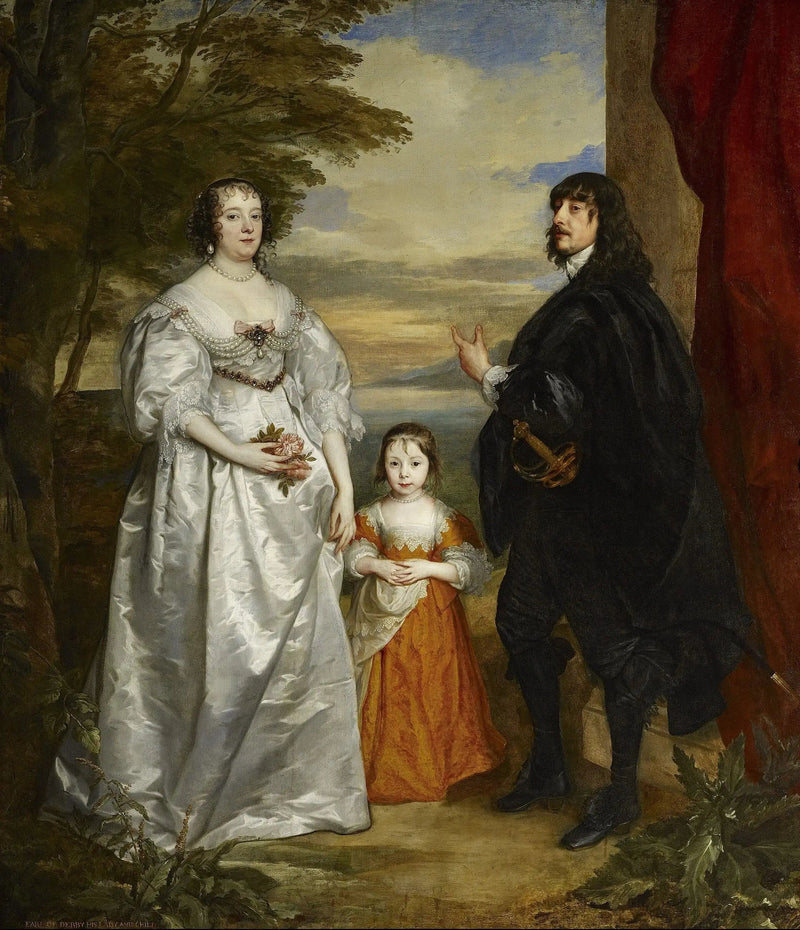 James, zevende graaf van Derby, zijn dame en hun kind - Antoine van Dyck

Source:
James, septième comte de Derby, sa dame et son enfant - Antoine van Dyck