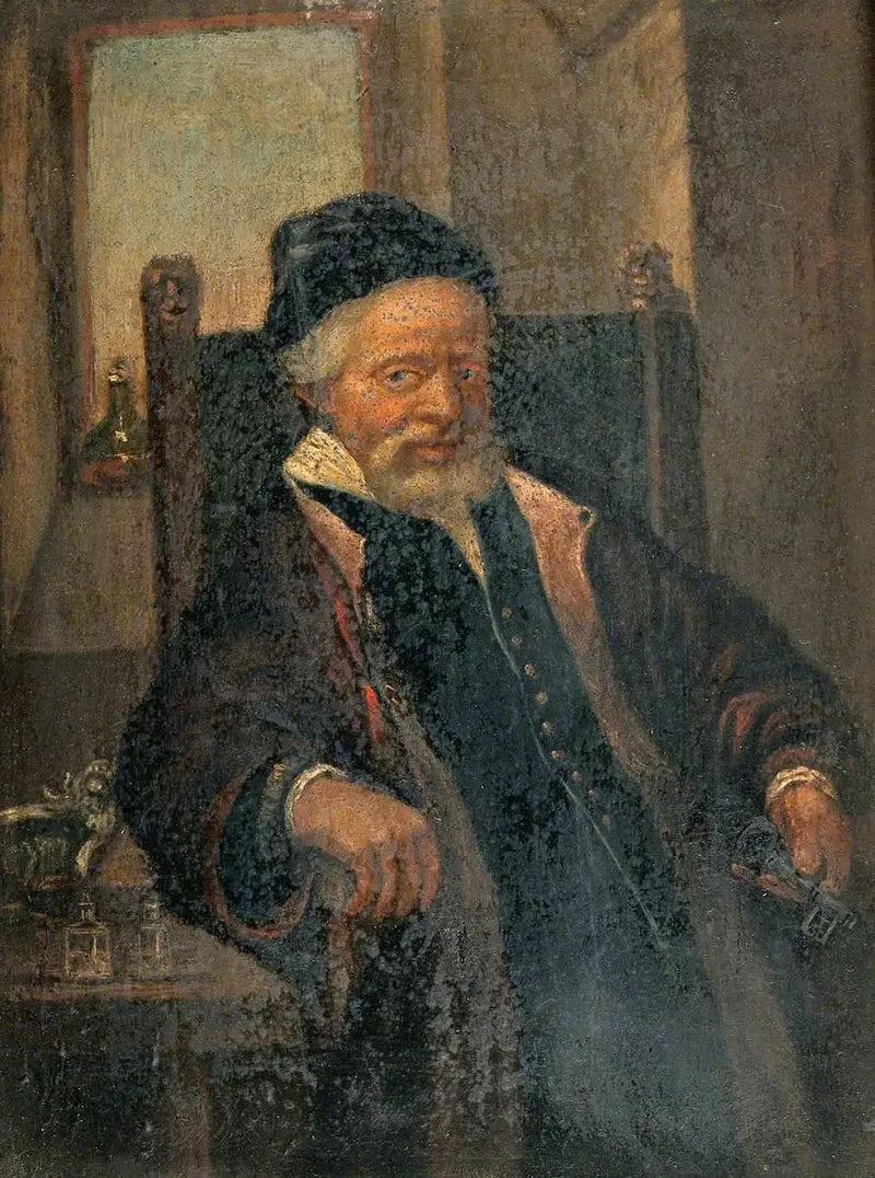 Jan Lutma, of een lid van de familie Molins - Rembrandt