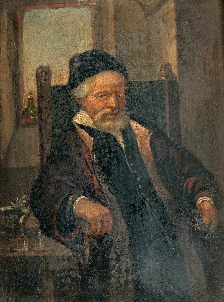 Jan Lutma, of een lid van de familie Molins - Rembrandt