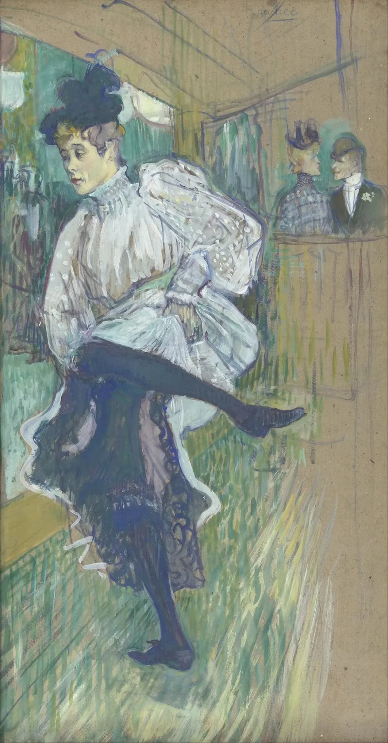 Jane Avril dansen - Henri de Toulouse-Lautrec