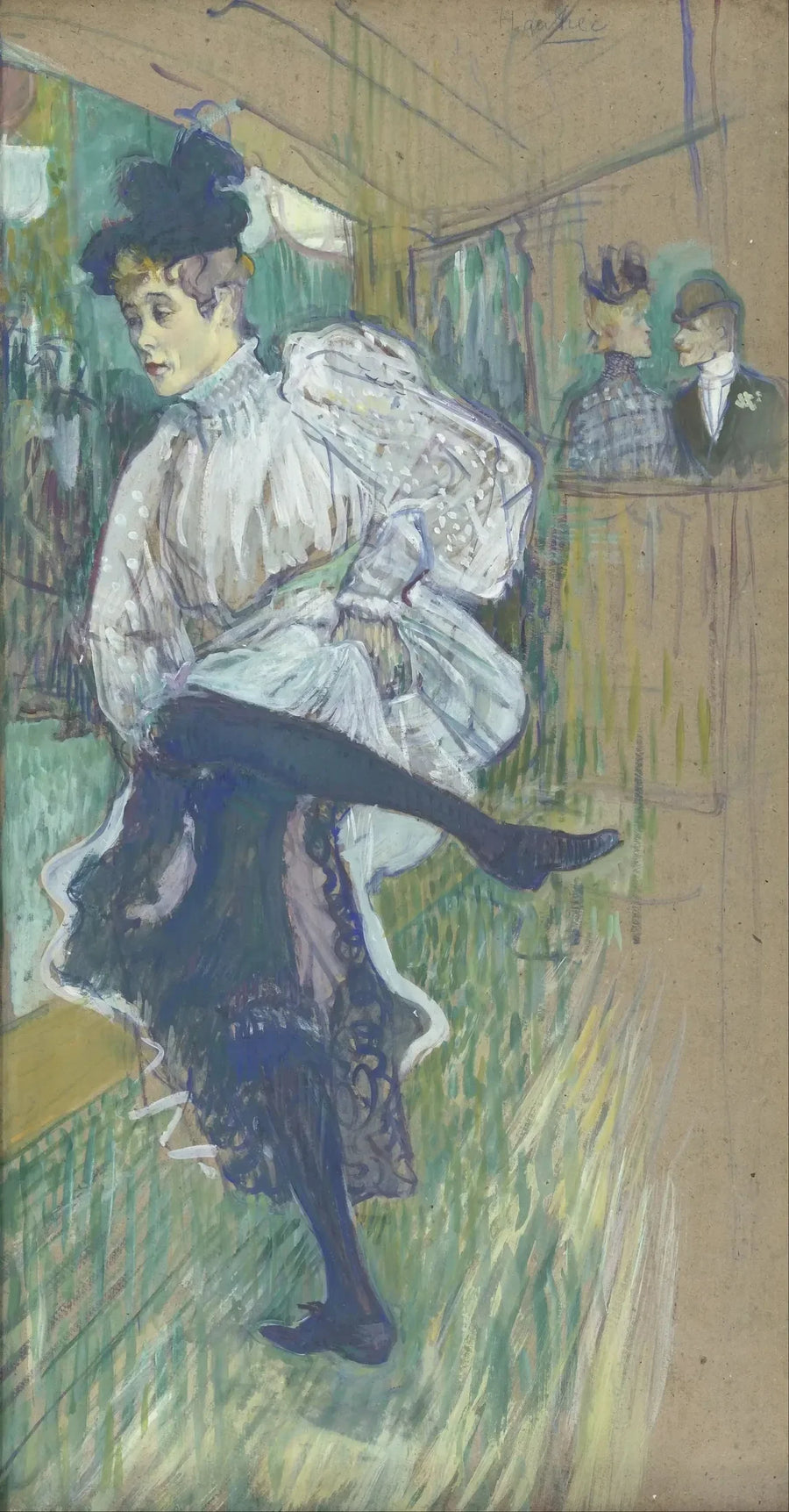 Jane Avril dansen - Henri de Toulouse-Lautrec