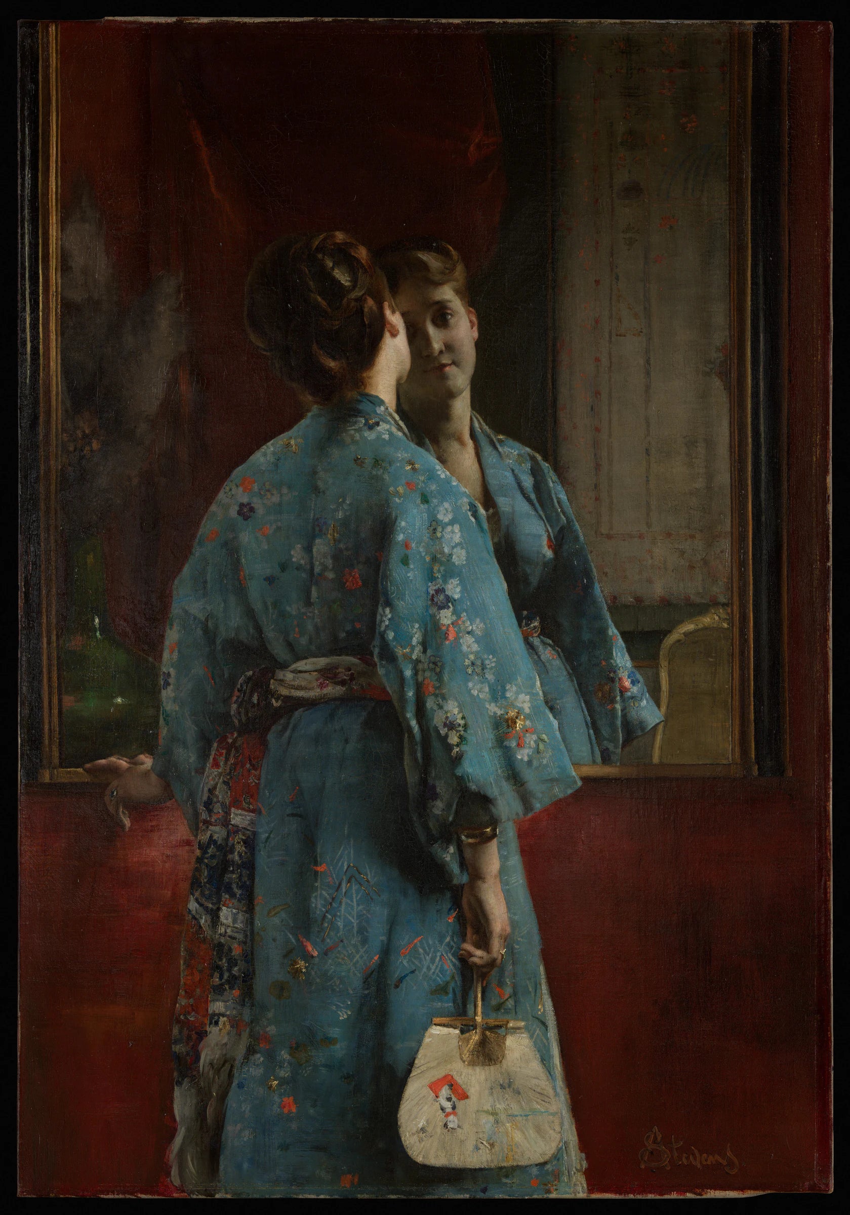 The Japanese Robe - Alfred Stevens