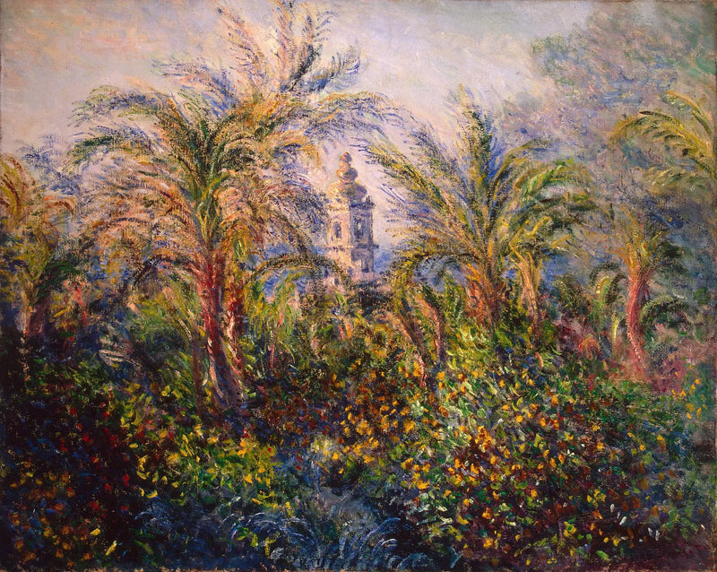 Tuin in Bordighera - Claude Monet