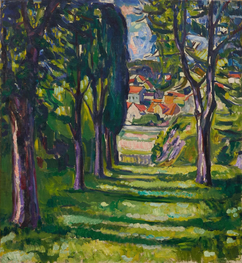tuin in Kragerø - Edvard Munch