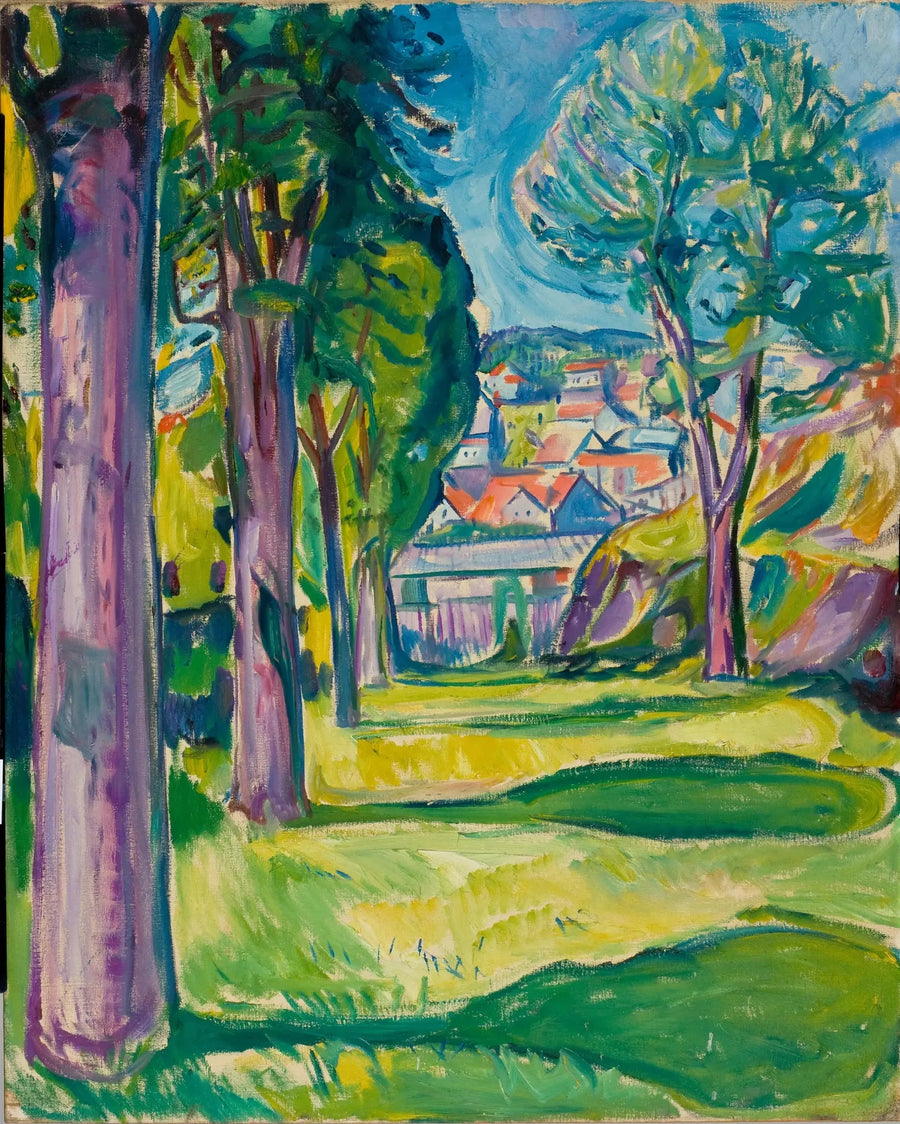 tuin in Kragerø - Edvard Munch
