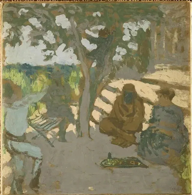 Tuin bij Étang-la-Ville - Édouard Vuillard