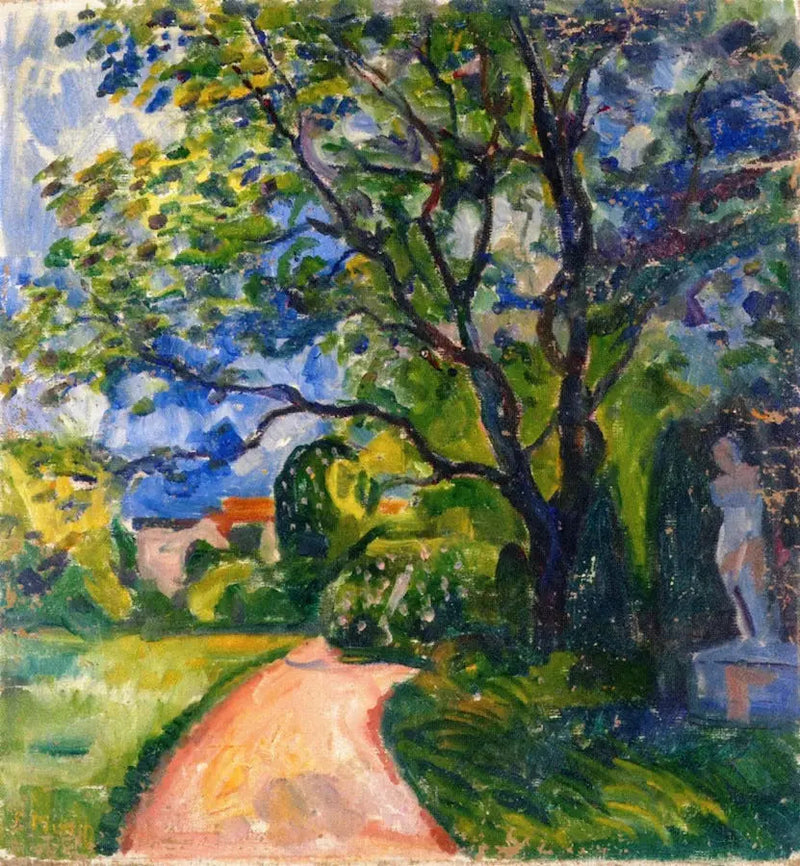 tuin in Lübeck - Edvard Munch