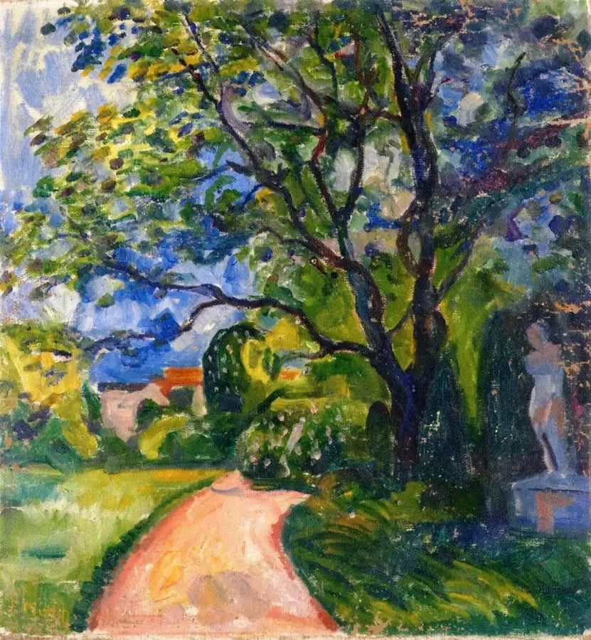 tuin in Lübeck - Edvard Munch
