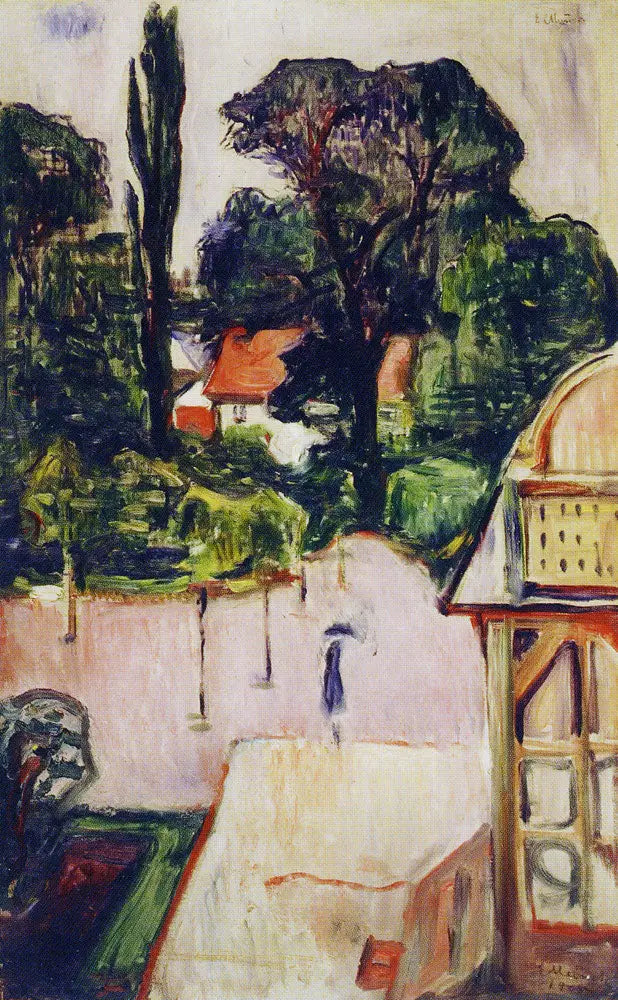 tuin in Taarbæk - Edvard Munch