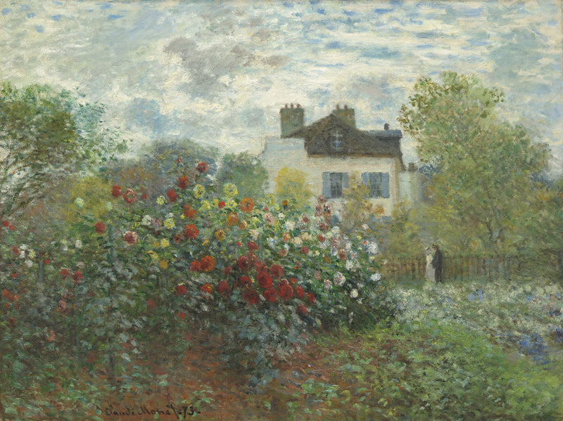 De kunstenaarstuin in Argenteuil W286 - Claude Monet