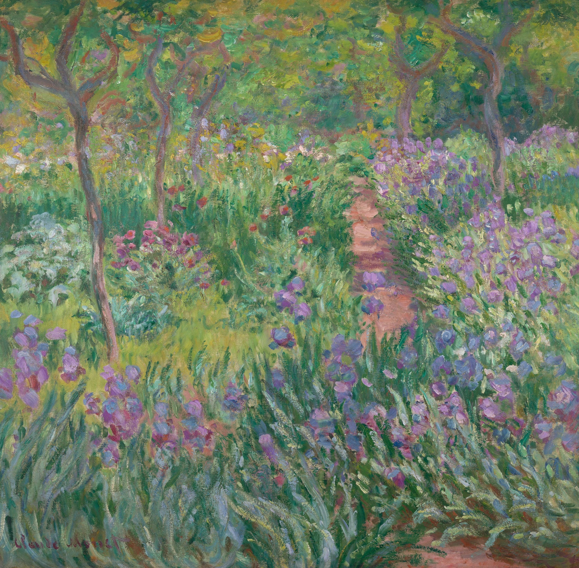 The Artist’s Garden in Giverny de Claude Monet, 1900 – Yale University Art Gallery, W1622