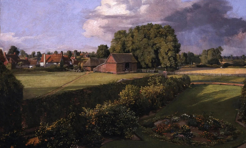 Tuin met bloemen van Golding Constable - John Constable