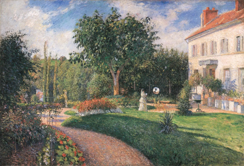 Tuin van de Mathurins, in Pontoise - Camille Pissarro