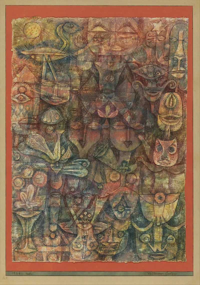 Vreemde tuin - Paul Klee