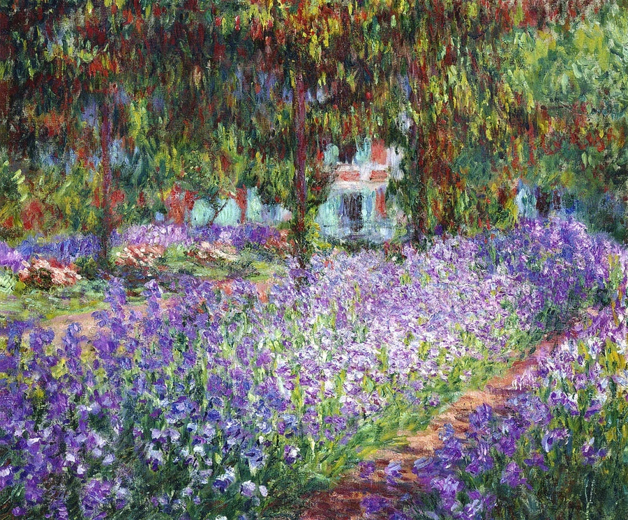 De tuin van de kunstenaar in Giverny - Claude Monet