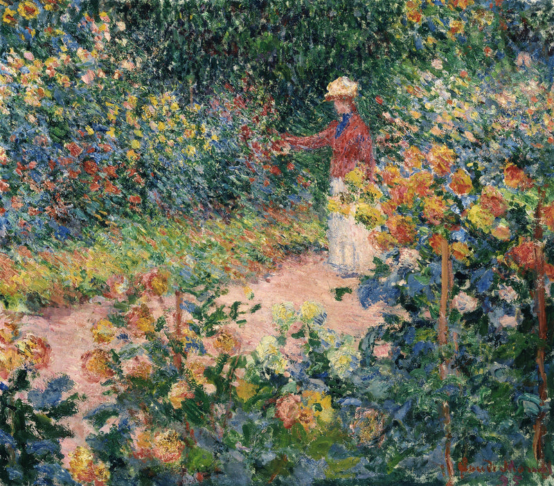 Monet's Garden in Giverny, Bührle W1420 - Claude Monet