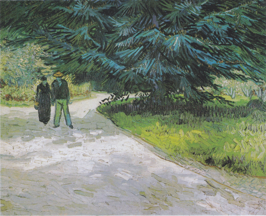 Koppel in het park van Arles - De tuin van de dichter III - Vincent van Gogh