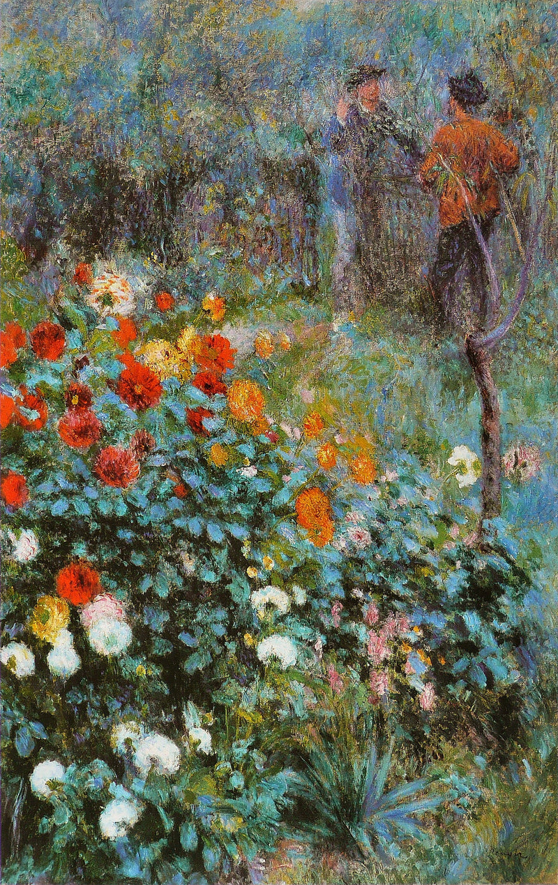 De tuin van de rue Cortot, Montmartre - Pierre-Auguste Renoir