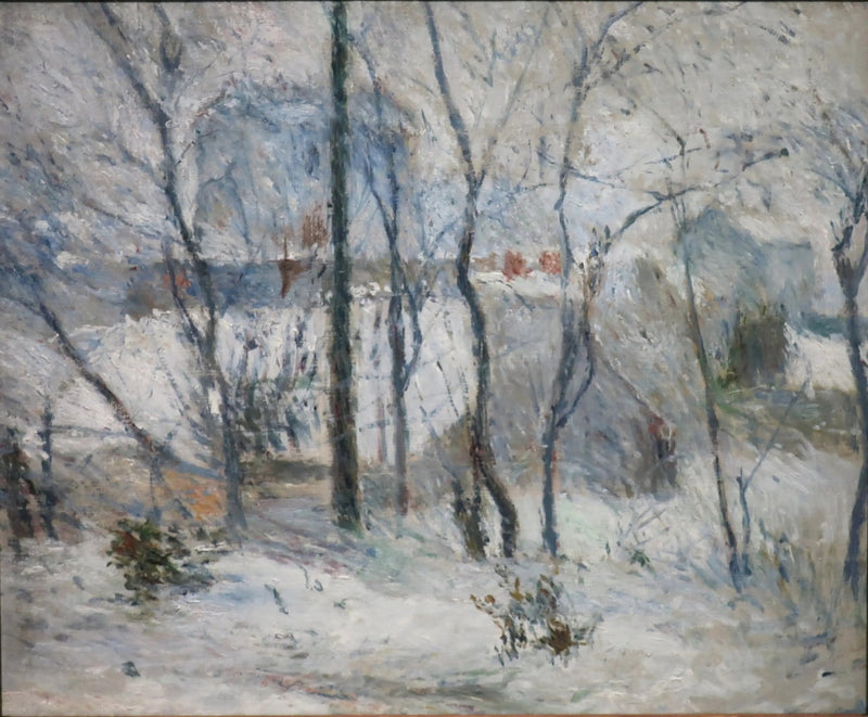Tuin onder de sneeuw II - Paul Gauguin