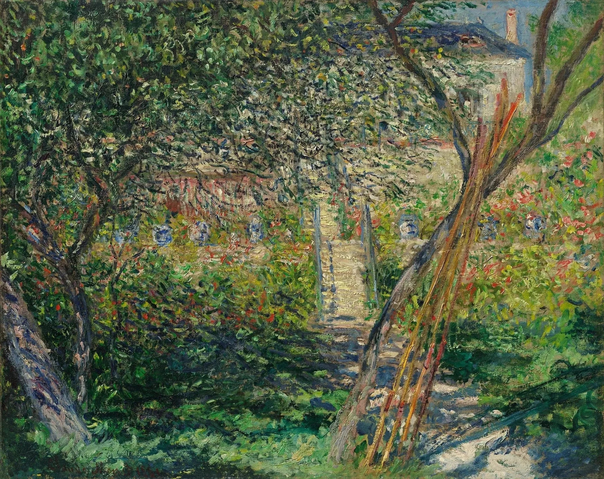 Le Jardin à Vétheuil W666 par Claude Monet, Museum Barberini