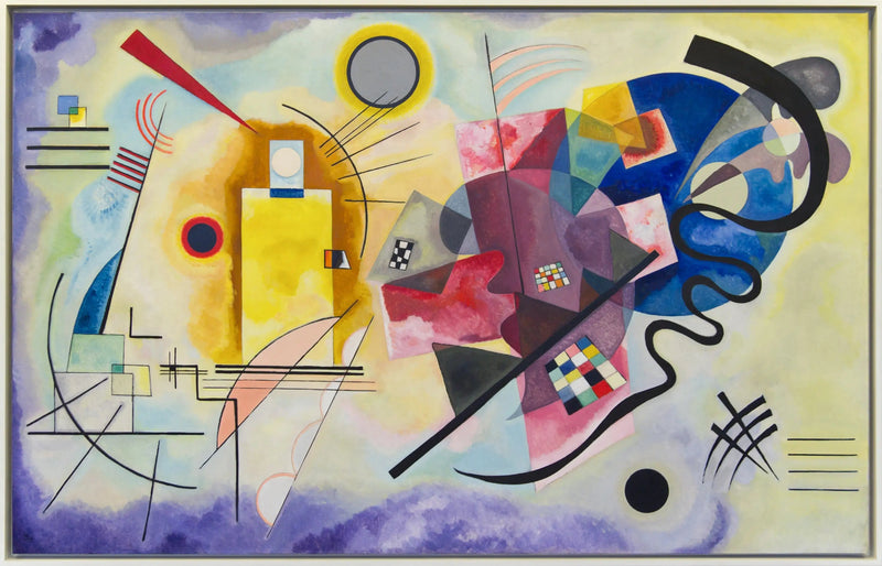 Geel-rood-blauw - Vassily Kandinsky