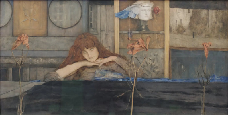 Ik sluit mijn deur op mezelf - Fernand Khnopff