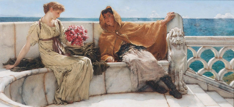Ik hou van jou, ik hou van mezelf - Lawrence Alma-Tadema