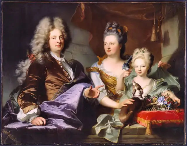 Jean Le Juge en zijn familie - Hyacinthe Rigaud