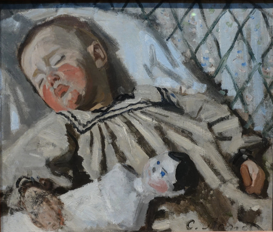 Jean Monet slaapt W108 - Claude Monet