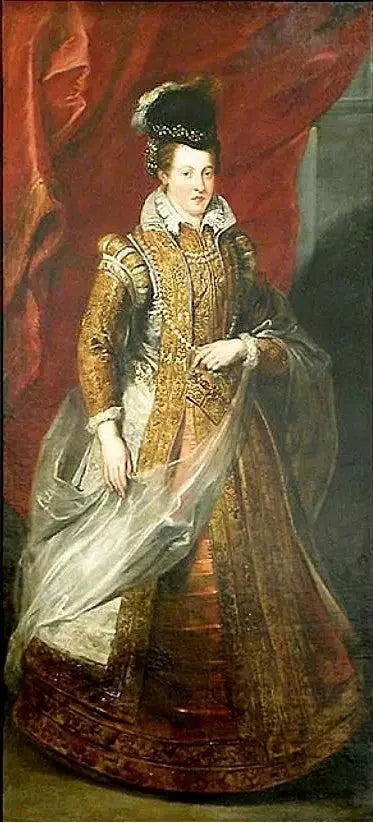Jeanne d'Autriche, groothertogin van Toscane, moeder van Marie de Médicis - Peter Paul Rubens