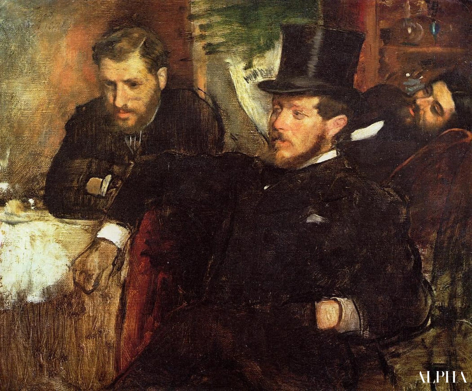 Jeantaud, Linet en Laine - Edgar Degas - Reproducties van schilderijen en hoogwaardige schilderijen