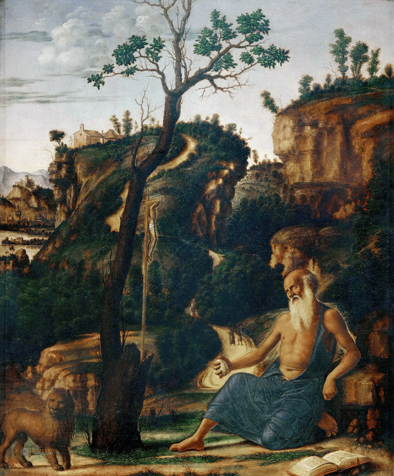 Jérôme in de woestijn - Cima da Conegliano