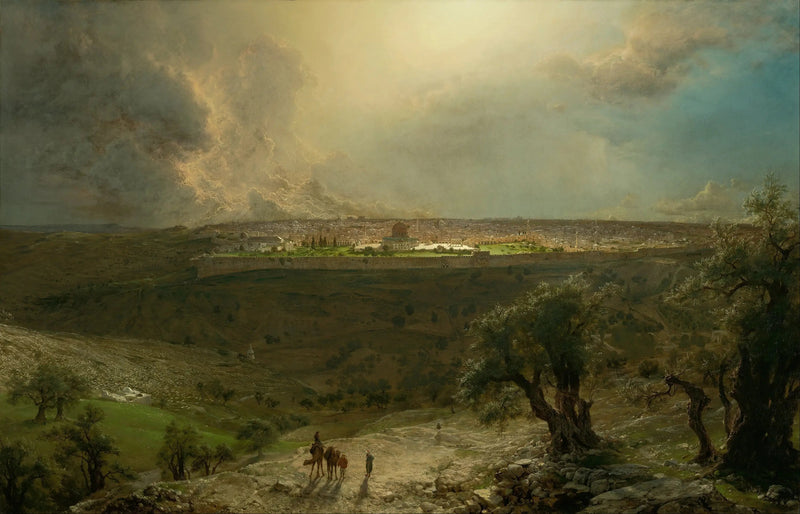 Jeruzalem vanaf de Olijfberg - Frederic Edwin Church

Source:
Jérusalem du mont des Oliviers - Frederic Edwin Church