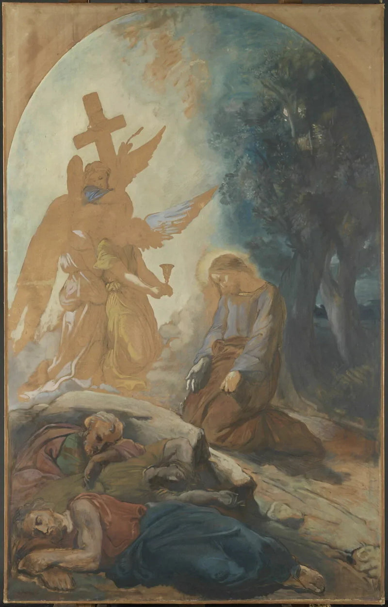 Jezus in de Olijfgaard - Théodore Chassériau
