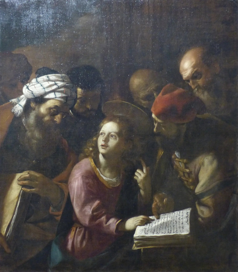Jezus te midden van de dokters - Mattia Preti