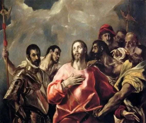 Jezus ontkleed van zijn kleding - El Greco