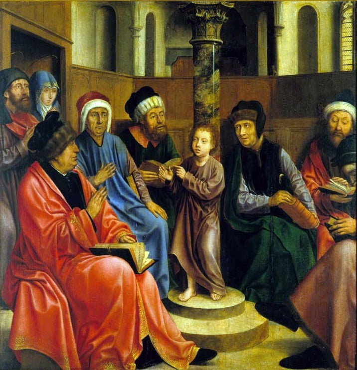 Jezus onder de dokters - Quentin Metsys