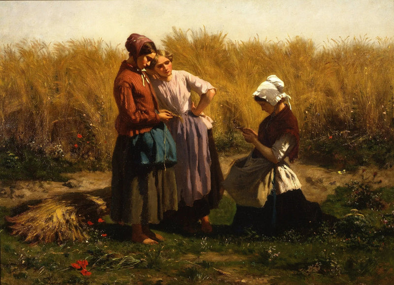 Liefdesmunten - Jules Breton