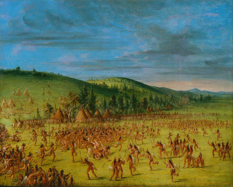 Choctaw Balsport: Ball Up - George Catlin

Source:
Jeu de balle des Choctaws : Ball Up - George Catlin