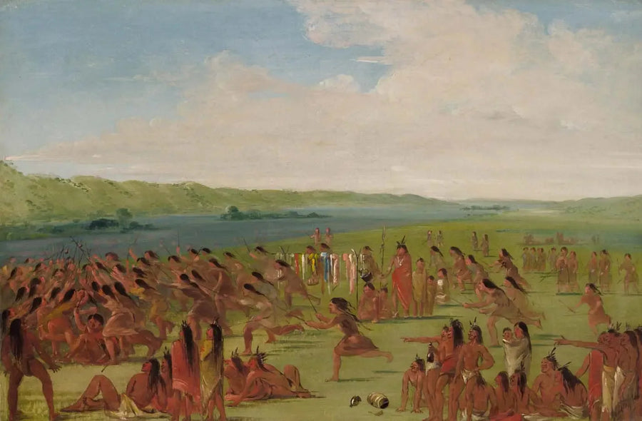 Vrouwenbalspel, Prairie du Chien - George Catlin

Source:
Jeu de balle des femmes, Prairie du Chien - George Catlin