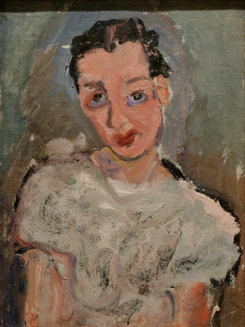 Jonge vrouw in witte blouse - Chaim Soutine