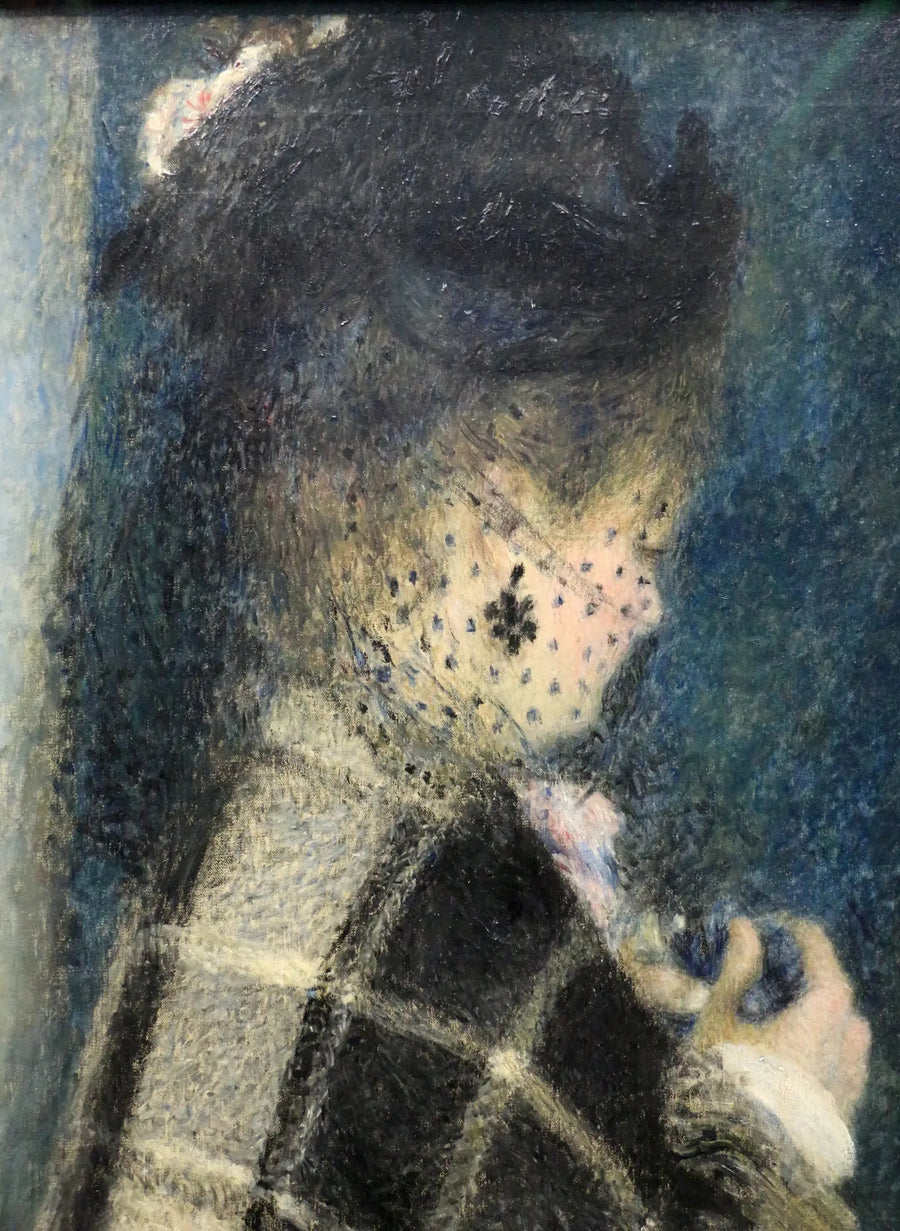 Jonge vrouw met sluier - Pierre-Auguste Renoir