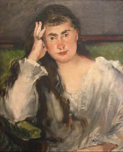Jonge vrouw leunend (Marguerite de Conflans) - Édouard Manet