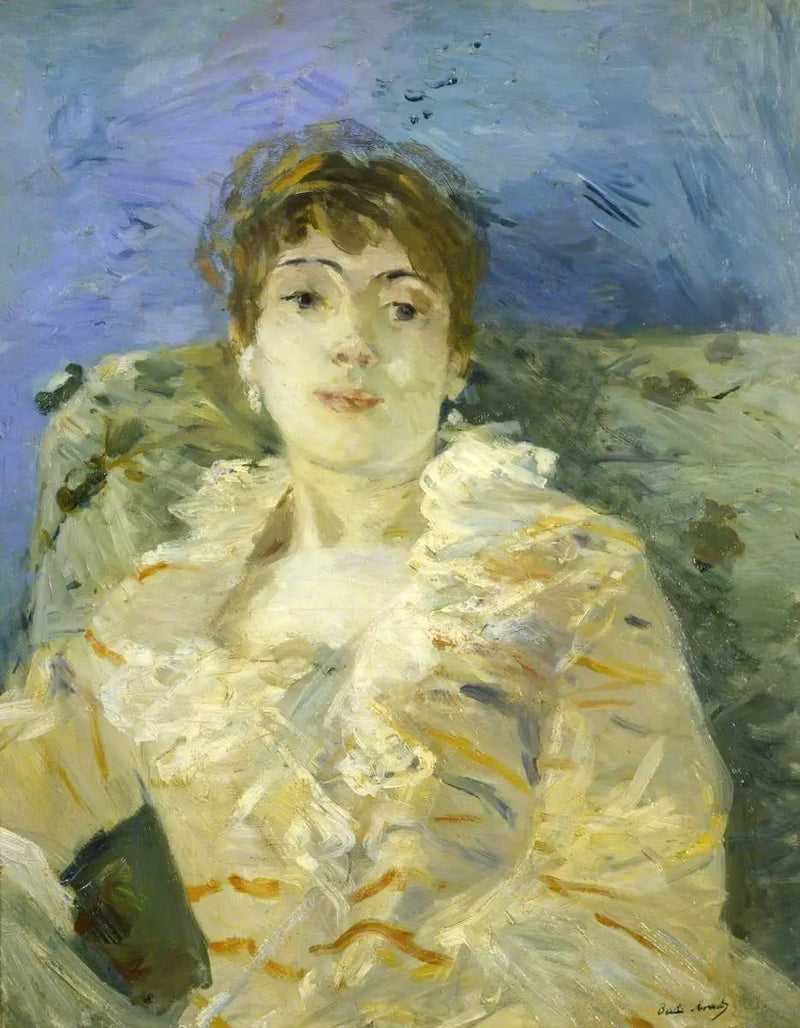 Jonge vrouw op de divan - Berthe Morisot