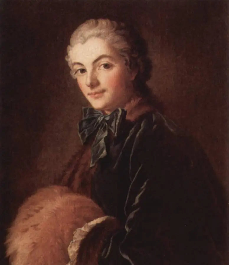 Jonge vrouw met mouw - François Boucher