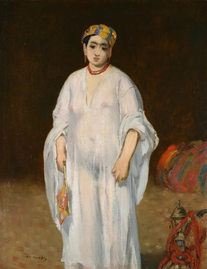 Jonge vrouw in een oosterse jurk - Édouard Manet