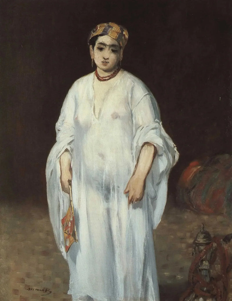 Jonge vrouw in een oosterse jurk - Édouard Manet