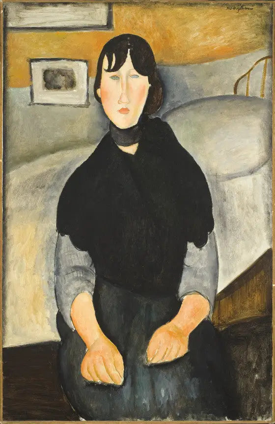 Jonge Vrouw van het Volk - Amedeo Modigliani